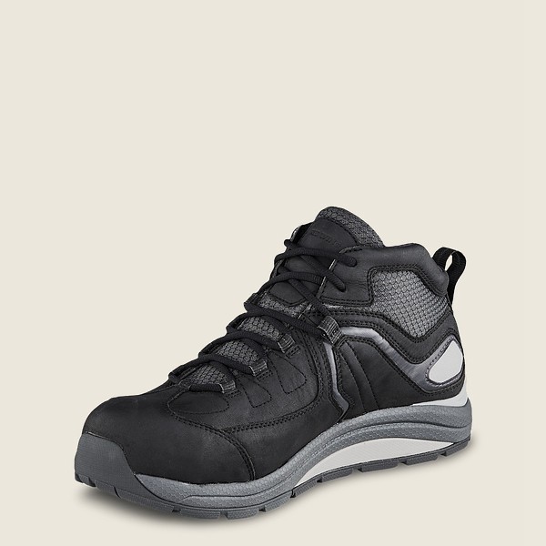 Red Wing Work Shoes Cooltech™ Athletics - Waterproof Safety Toe - Black/Grey - Mens SQZ750328